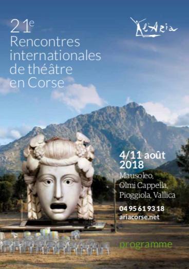 Le programme des 21e Rencontres Internationales de Théâtre en Corse